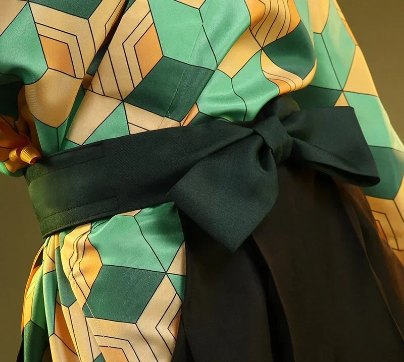 جديد أنيمي شيطان القاتل سابيتو تأثيري ازياء كيميتسو نو يابا كيمونو الأبيض عباءة رجل معطف بطانة السراويل شعر مستعار أزياء الهالوين