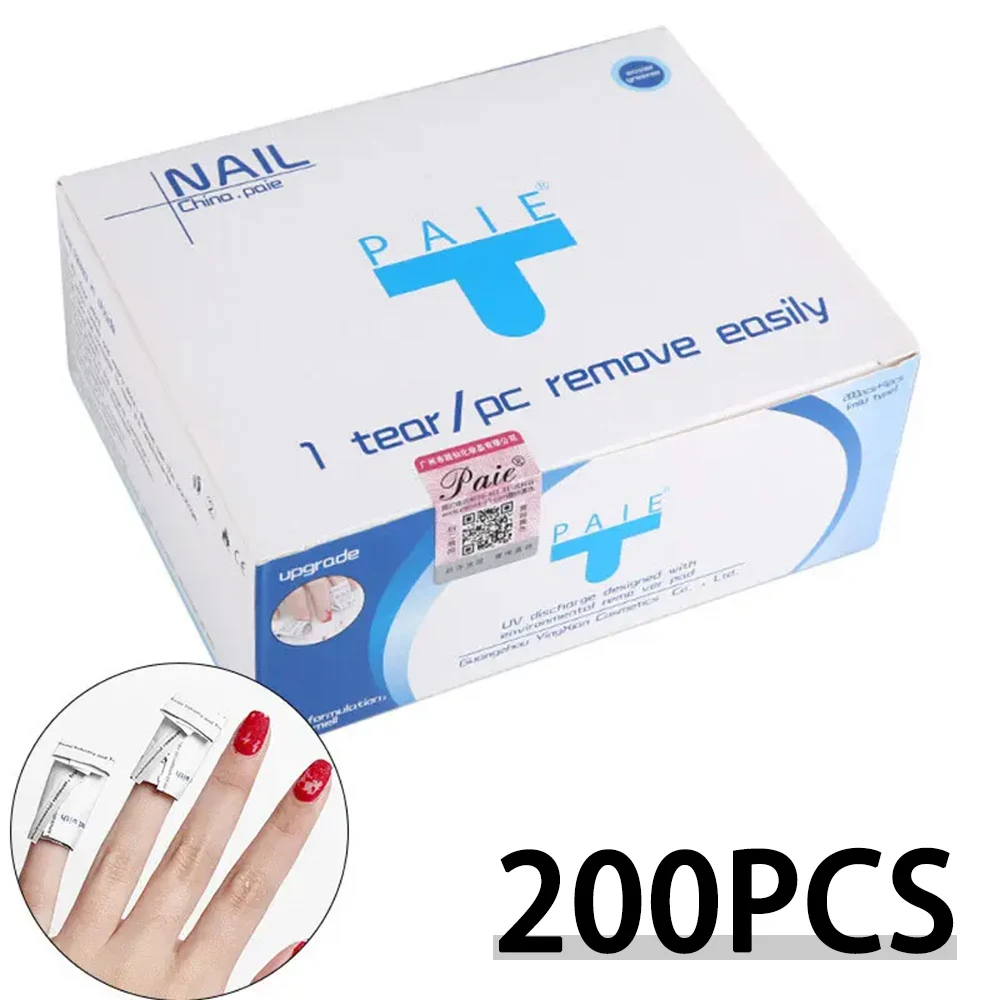 

Nail Polish Gel Nails Remover Bag 200pcs/box Manicure Removal Tools Do Not Hurt Hands