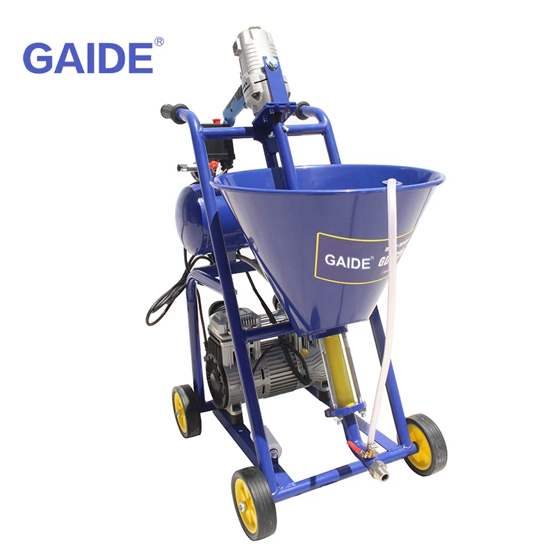 Electric Automatic Wall Plastering Machine Multifunctional Mortar Paint Sprayer For Construction Wall Rendering