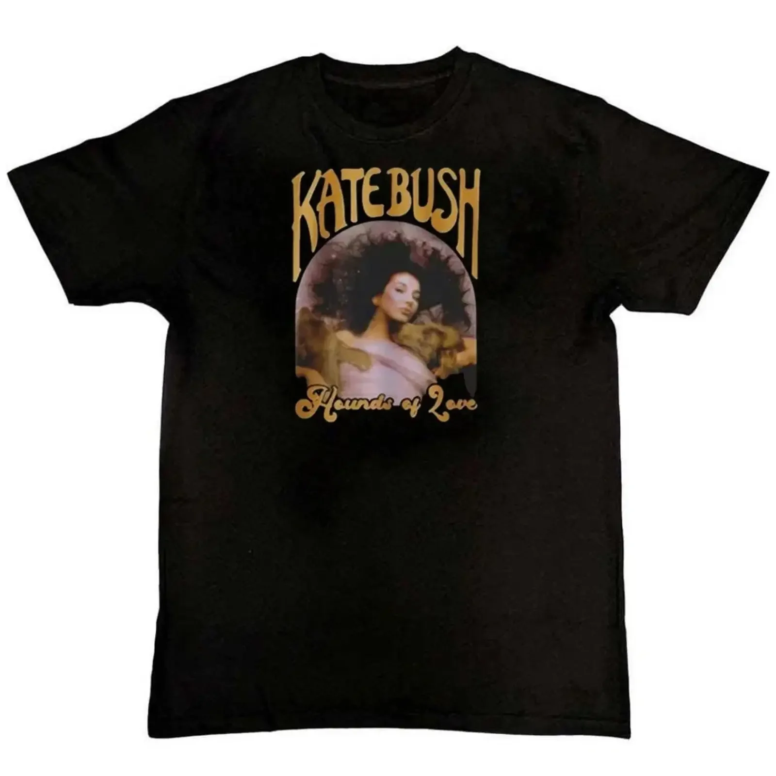Kate Bush Hounds Of Love Vintage Grafik Herren T Shirt S M L XL 2 3 4 vintage Washed Top For Everyday Wear Breathable