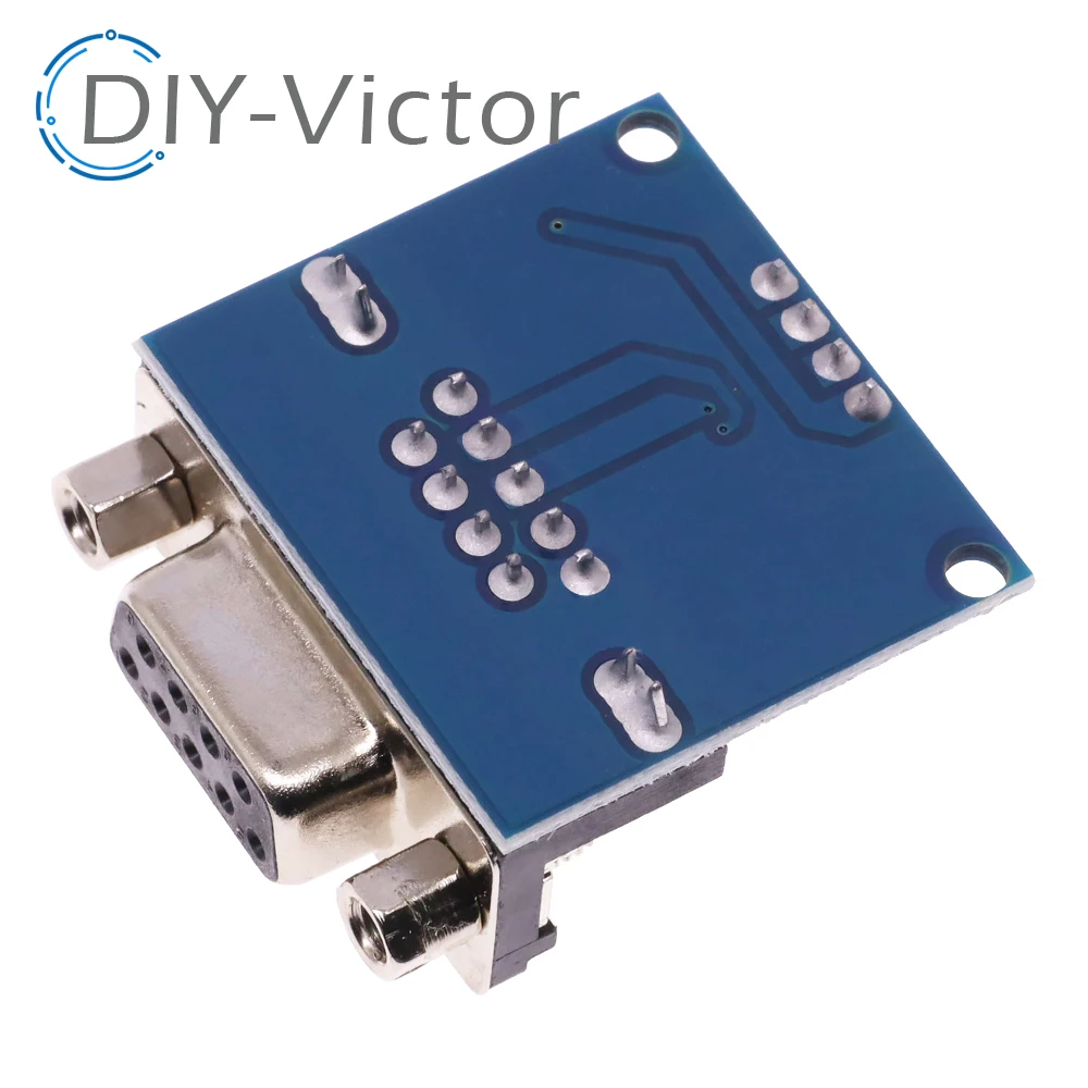 MAX3232 RS232 to TTL Serial Port Converter Module Female DB9 Connector MAX232 Flashing Board