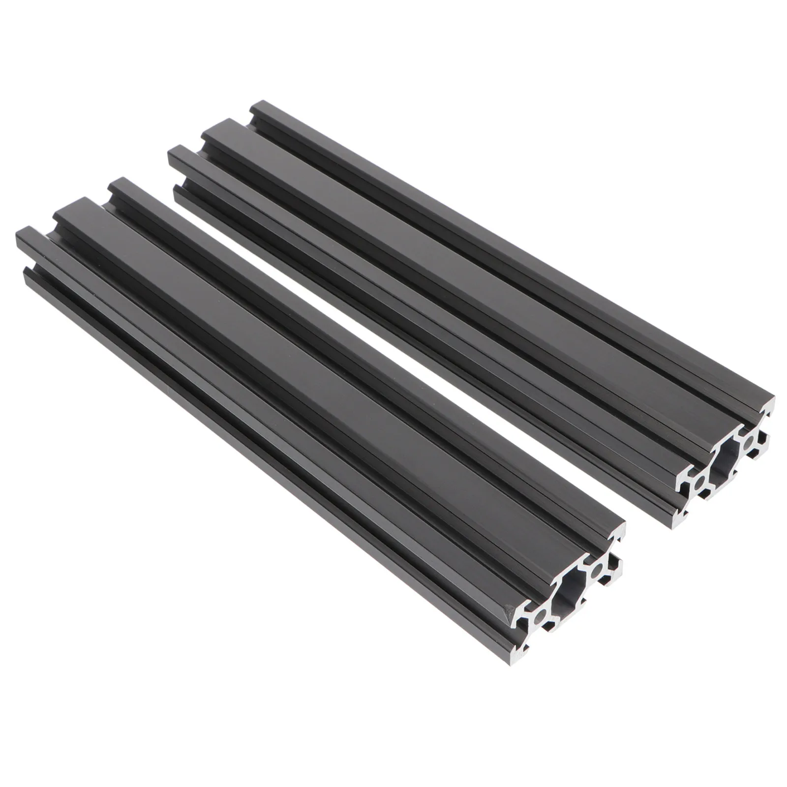 

2Pcs 3D Printer Aluminum Extrusion Profile Anodized Black Standard Linear Rail for Cnc Automation Equipment Precision Motion