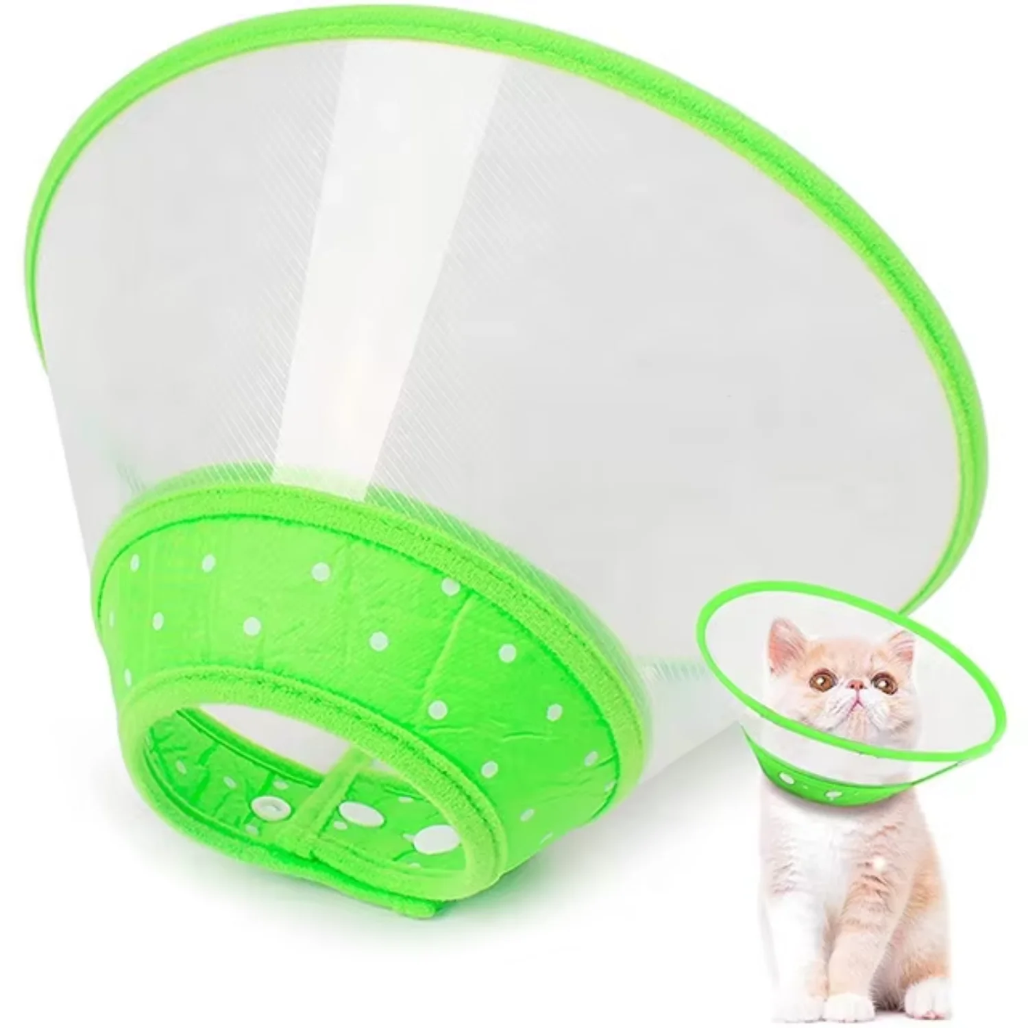 

2024 Supplier Premium Lightweight Neck Protection Comfortable Elizabeth Cat Collar Dog Collar Cone