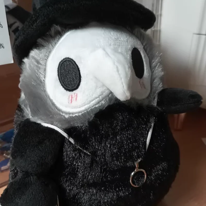 Muñeco de peluche con luz nocturna de dibujos animados, muñeco pequeño de Anime, lindo sombrero, regalo de escritorio, Doctor, enfermera