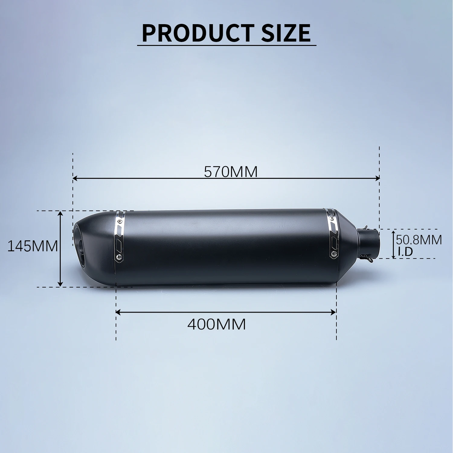 

R11 moto exhaust Pipr tail section modification suitable models Connecting Slip-on Muffler Escape Tailpipe spring Link connect