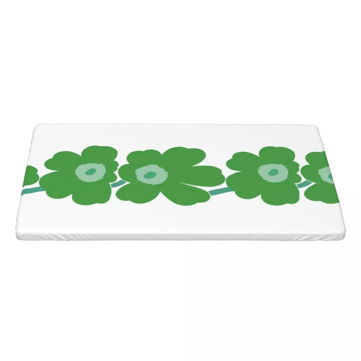 Custom Rectangular Little Poppy Print Table Cloth Oilproof Tablecloth Outdoor 4FT Table Cover