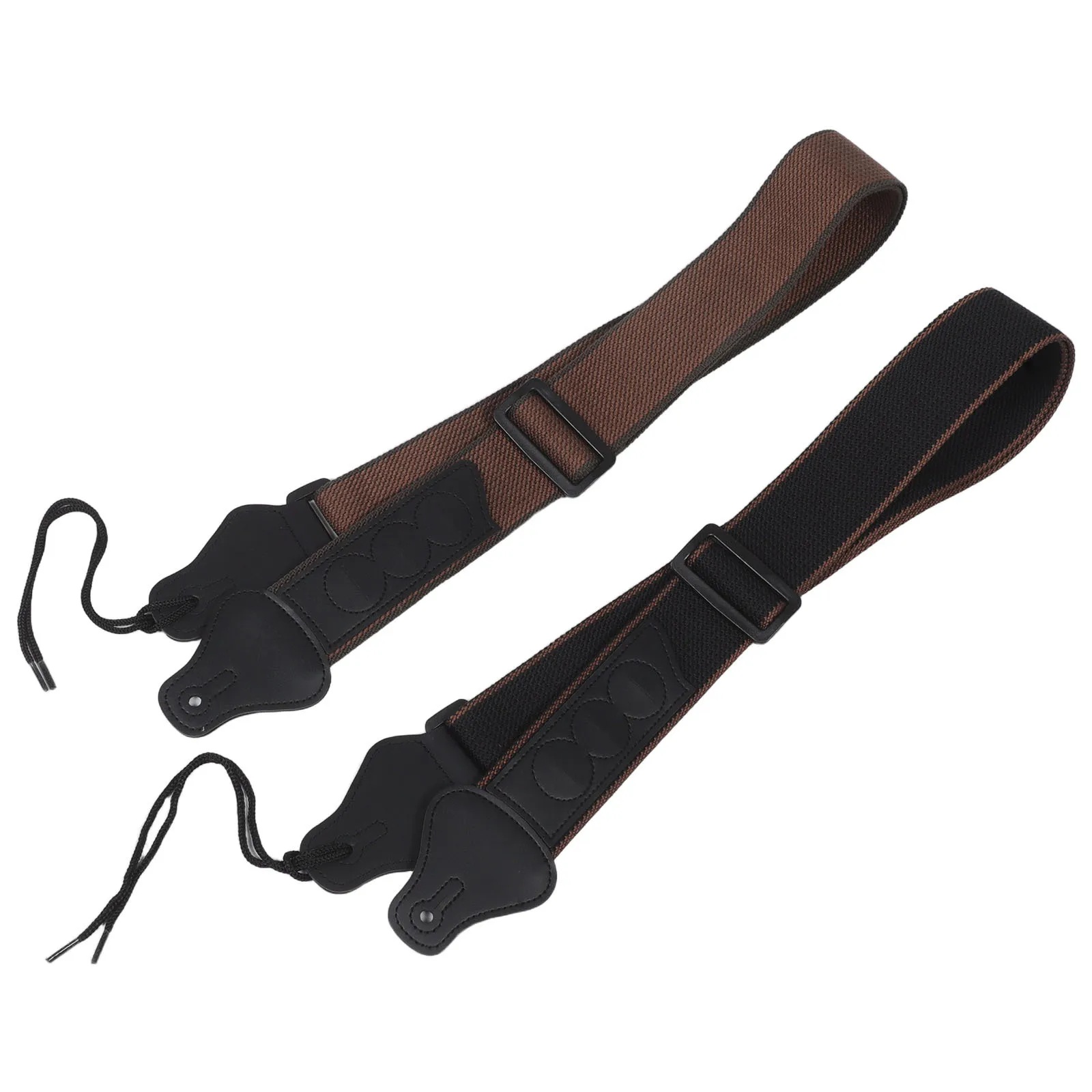 

2pcs Guitar Strap Adjustable Cotton Multifunctional Pick Holder For Electric Bass Acoustic Classical Guitars Wide Comfort