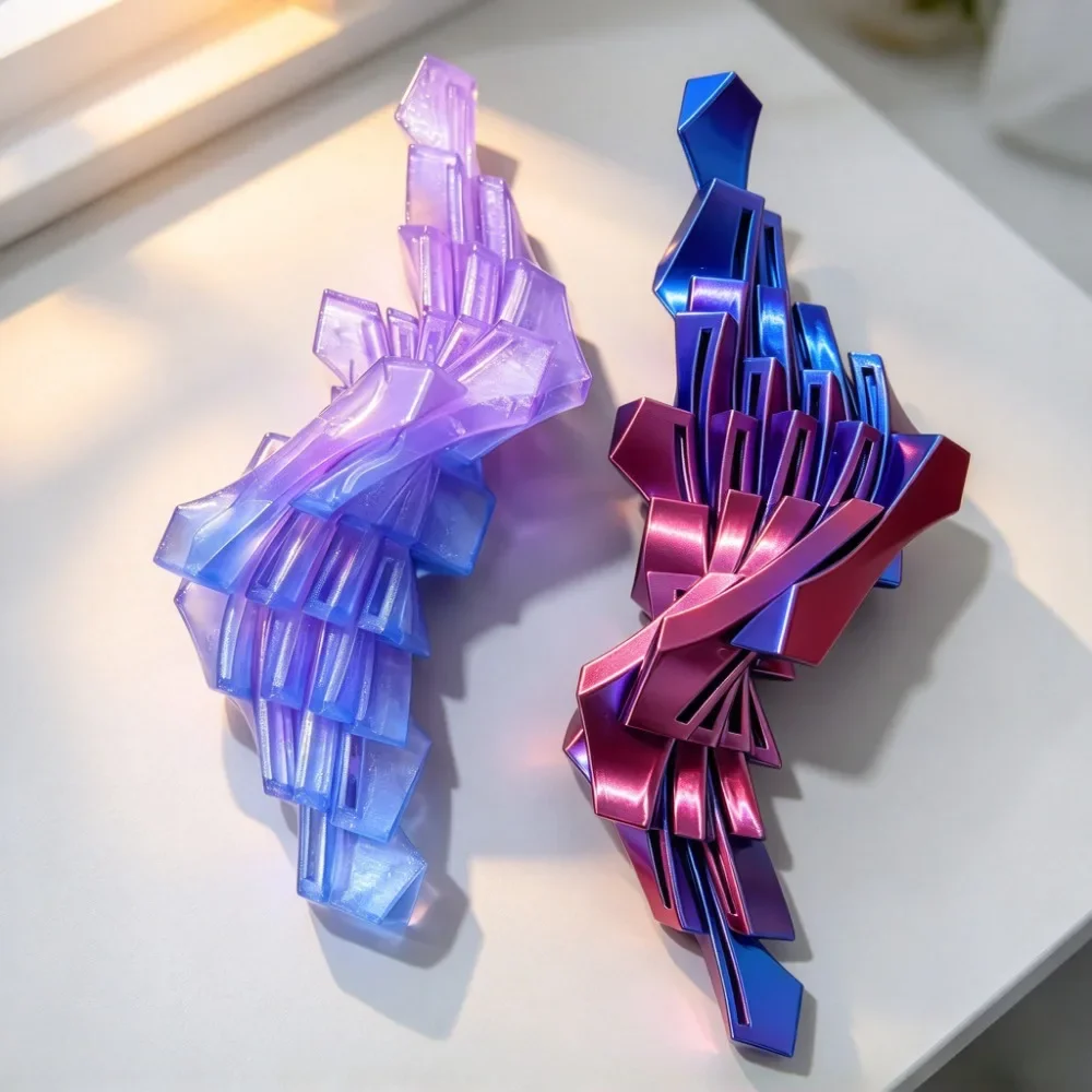 3D Printed Stress-Relief Toy Slime Cube Shape-Shifting Toy Office Study Stress Reliever Gadget Gift