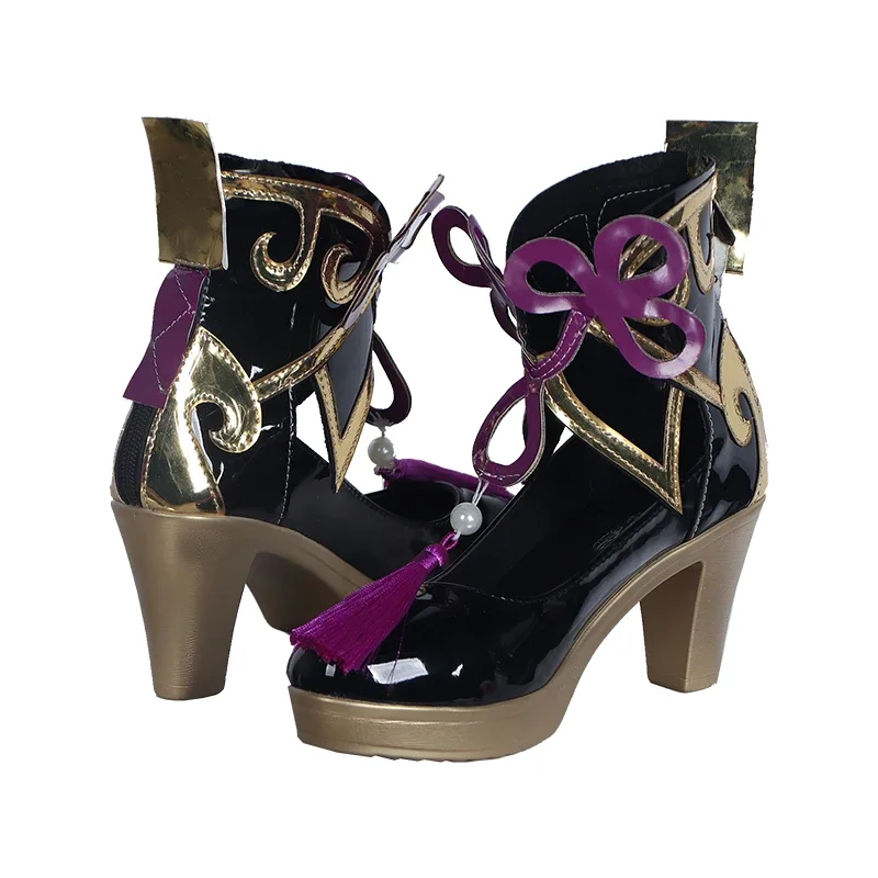 Honkai Star Rail Fu Xuan Cosplay Shoes Anime Chinese Style Halloween for Men Game