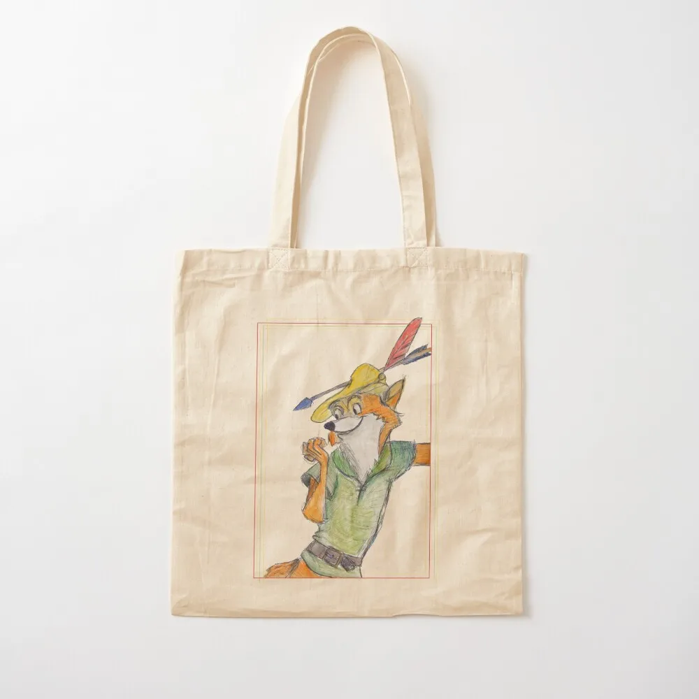 Cartoon Robin Hood Tote Bag Women's shopper tote bags cloth bags Shopper