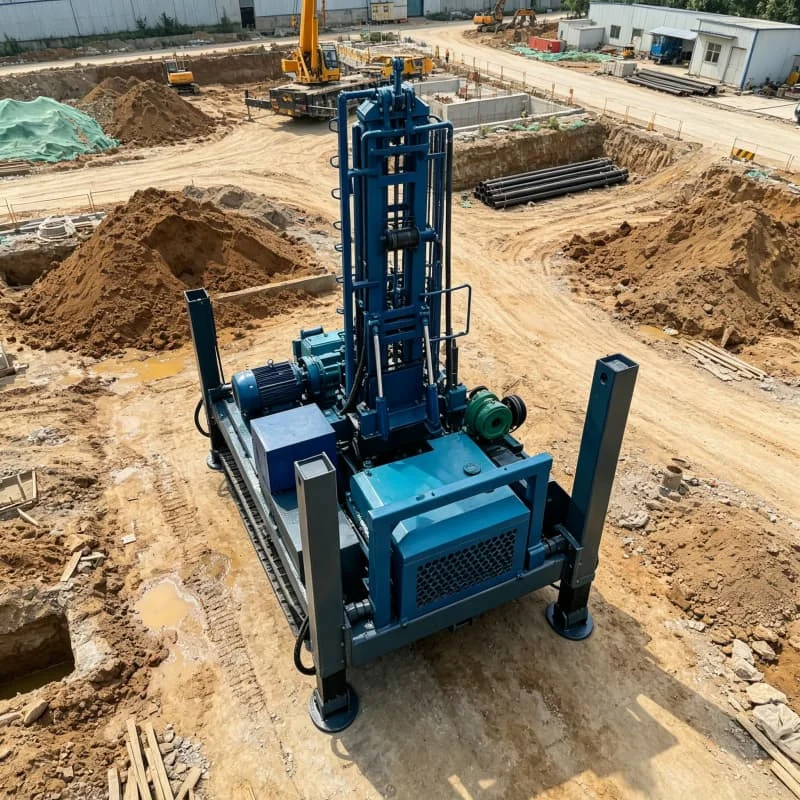Heavy Lift Water Air Core Rig 5.5t Single Line Hoist Capacity for Heavy Drill String Customized for Industrial Compound