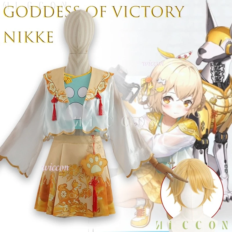 

Halloween Goddess Of Victory Nikke Liter Cos Peony Cosplay Anime Game Style Costume Adult Carnival Party Clothing