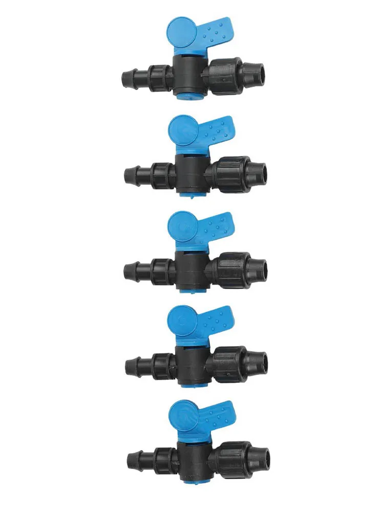 Drip Hose Connector Ball Valve Water Flow Management Secure Locking Mechanism Efficient Operation Reliable Performance