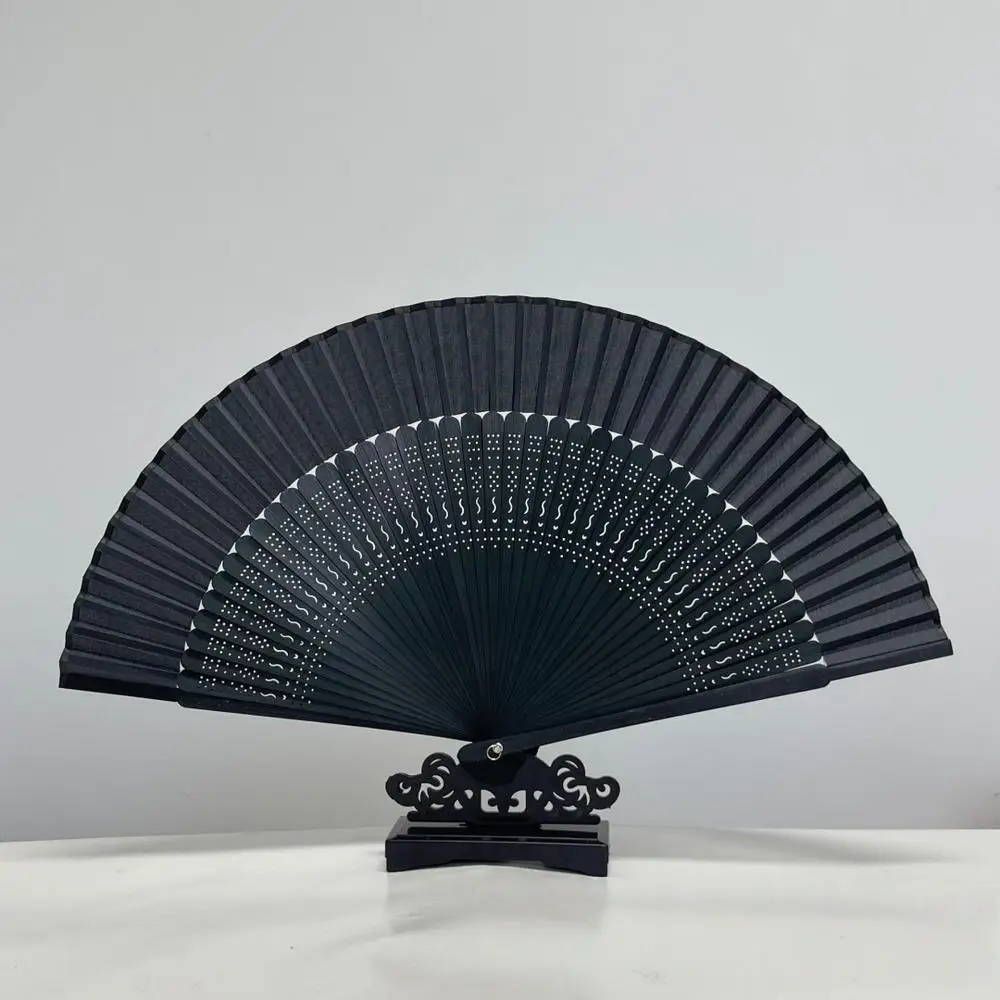 Chinese Style Bamboo Folding Fan, Classical Carving Craft