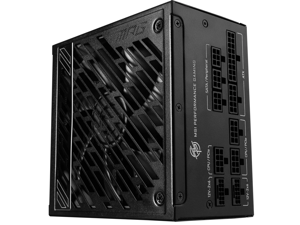 MSI MPG A1250GS PCIE5 II, Fully Modular Gaming 1250W Power Supply, 80+ Gold, Dual 12V-2x6 Cables, Server-Grade Capacitor, ATX 3.1 & PCIe 5.1 Ready, Low-Noise, 8-pin PCIe x 3, 10 Year Warranty