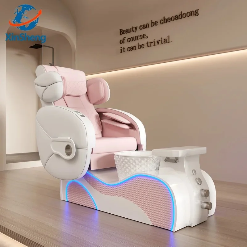 XinSheng Salon Chairs SPA Furniture Back Massage Chair Pedicure Stool Nail Sofa Couch Foot Bath Soaking
