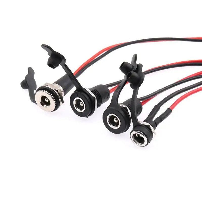 1 Stück DC-099/022B Buchsenstecker mit Kabel 022X zu SM Wasserdichte DC-Stromanschluss 5,5-2,1/2,5 mm 20 cm lang 0,75 mm² – Detail 6