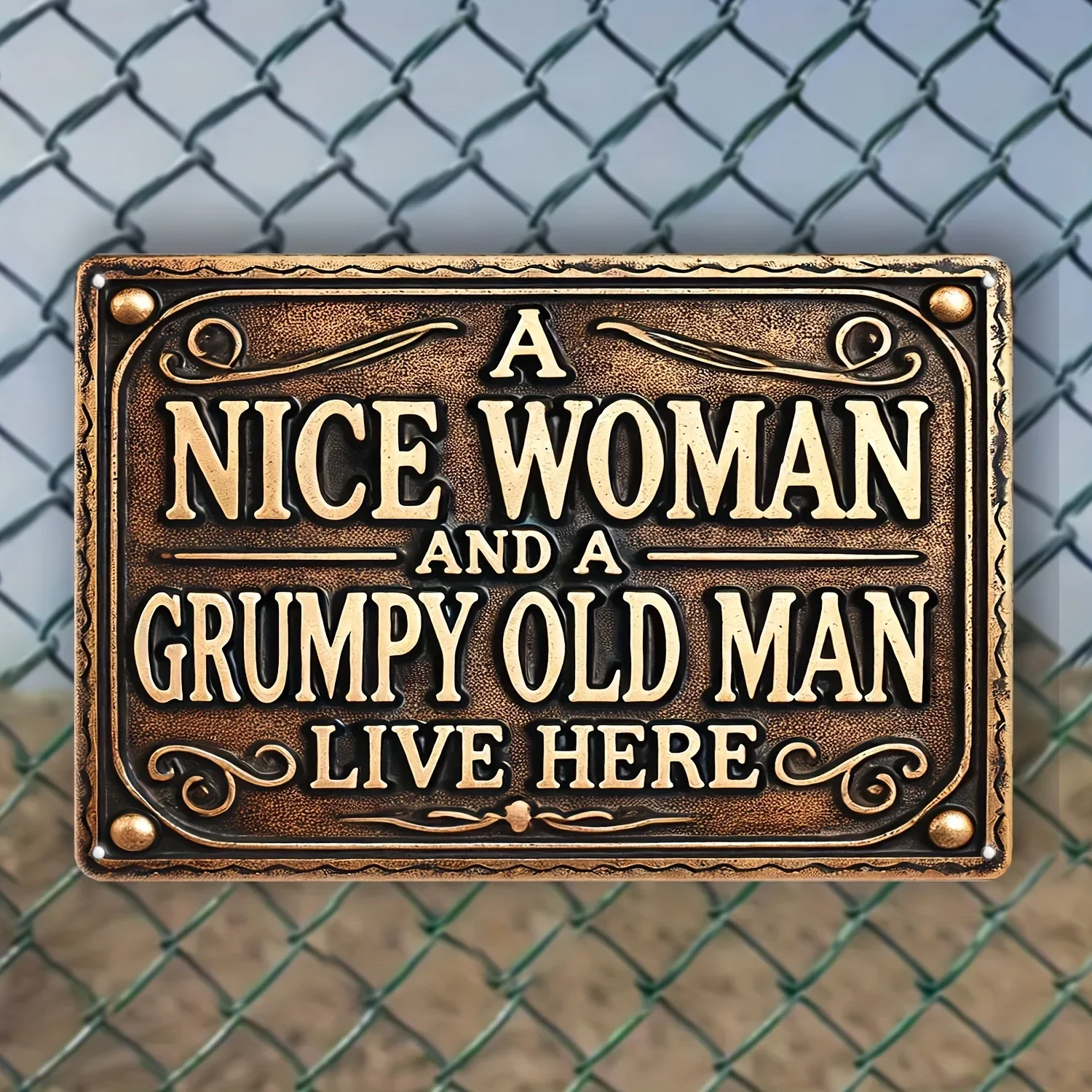 CIFBUY Vintage Style Metal Sign 