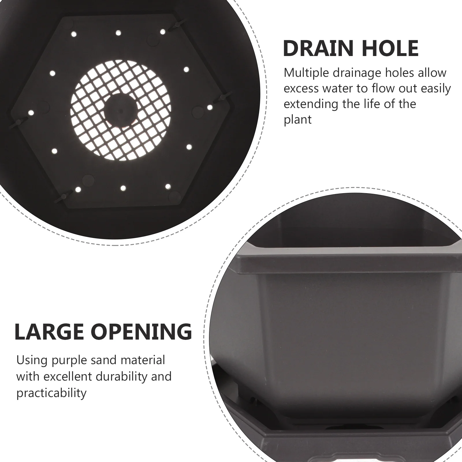 

2 set Succulent Planter Pot With Bonsai Planter Saucer For Indoor Plants Office Decor Garden Home Bonsai Container