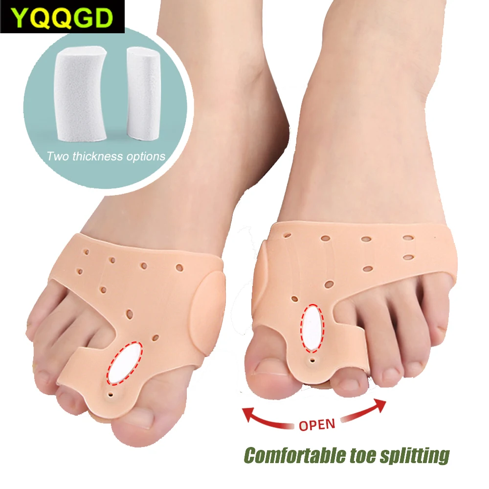 Silicone Bunion Corrector Toe Separator Bunions Toe Corrector Valgus For Toe Haluksy Finger Separator Hallux Valgus Corrector