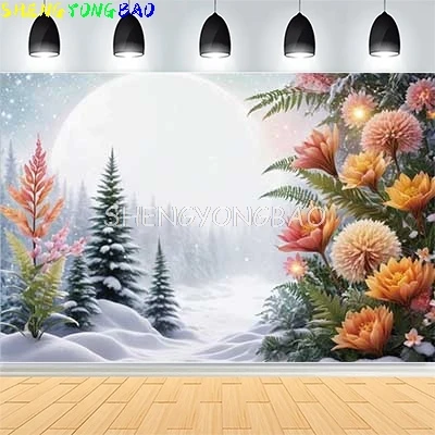 

Autumn Thanksgiving Day Photography Backdrops Fall Scary Pumpkin Barn Moon Halloween Day Party Castle Photo Background NG-36