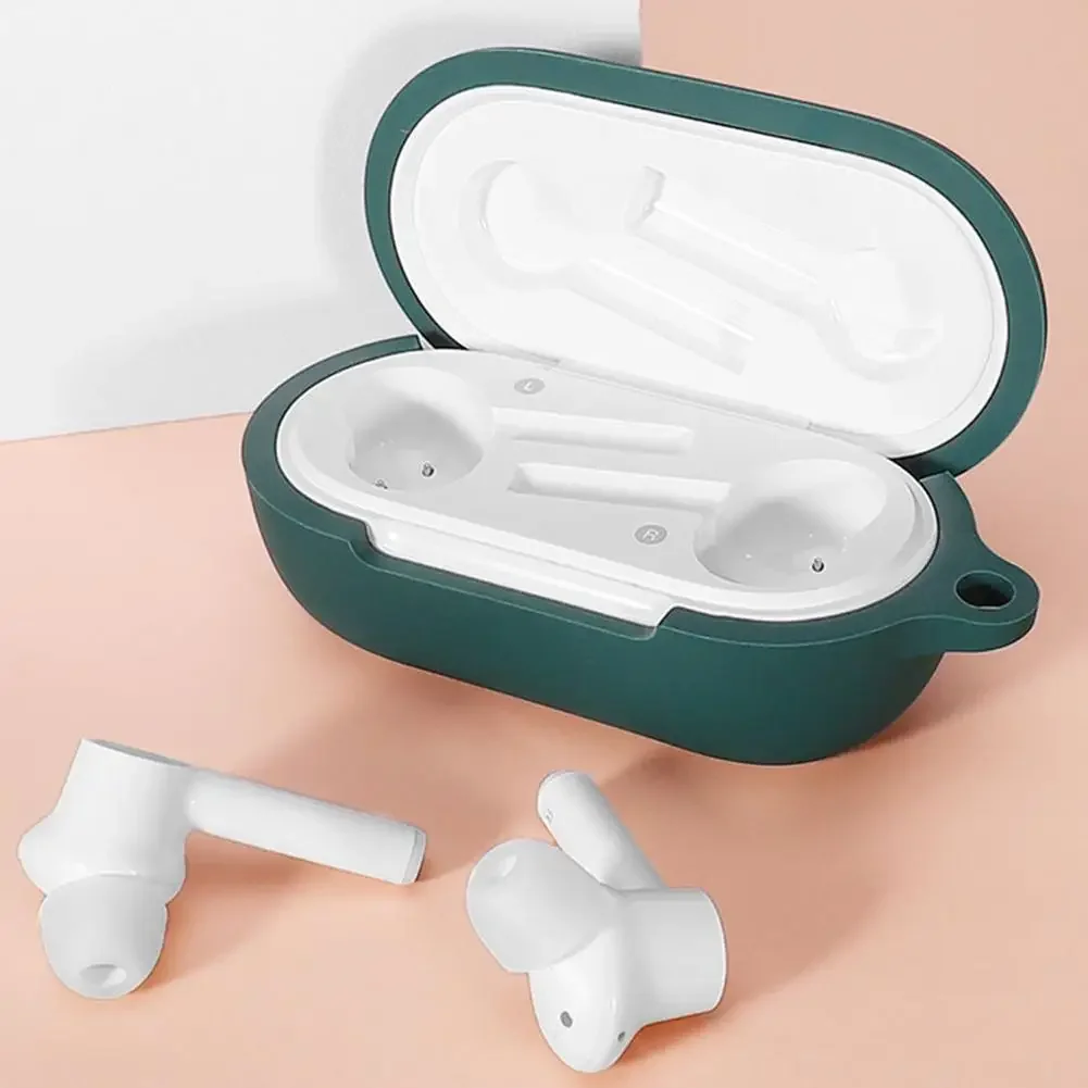 Suitable For Oneplus Buds Z2 TWS Wireless Bluetooth Heatset Protective Sleeve Silicone Earbuds Shell oneplusbuds z2 With Hook