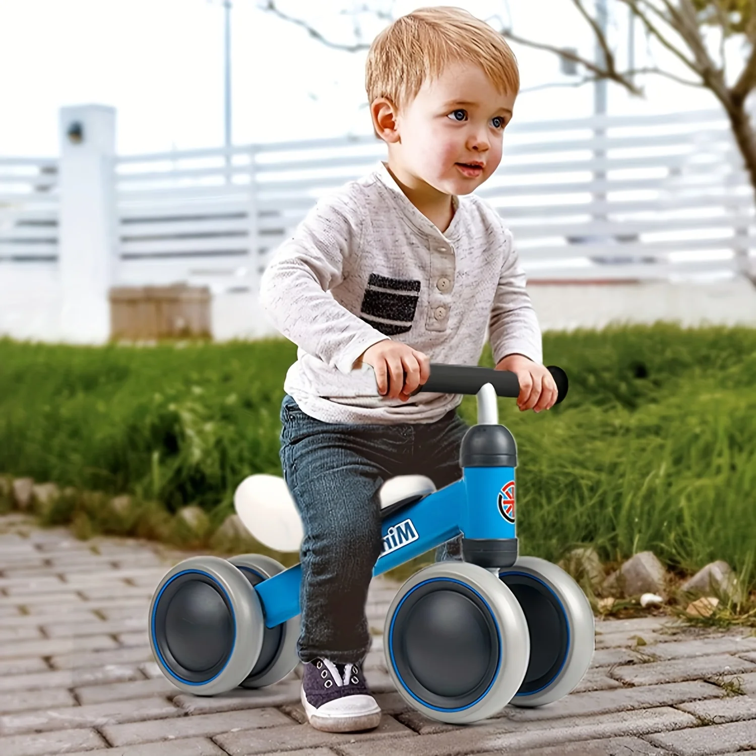 Baby Loopfiets Voor 1-3 Jaar Oud Ergonomisch Zitje Baby Leren Rollator 4 Wielen Geen Pedalen Rijden Speelgoed Kids Halloween Geschenken