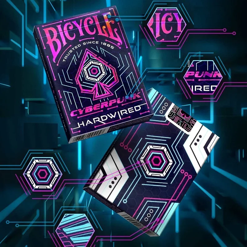 Bicycle Cybercity Playing Cards Deck Magic Card Games Magic Tricks for Magician Card Shuffler Poker Card