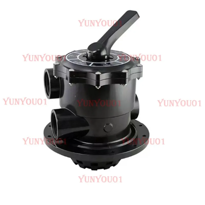 AA Swimming Pool Filter Sand Tank 6 Position Valve 2Inch Top Mount Valve Head Water Treatment Multi Port Valve Flange Connection