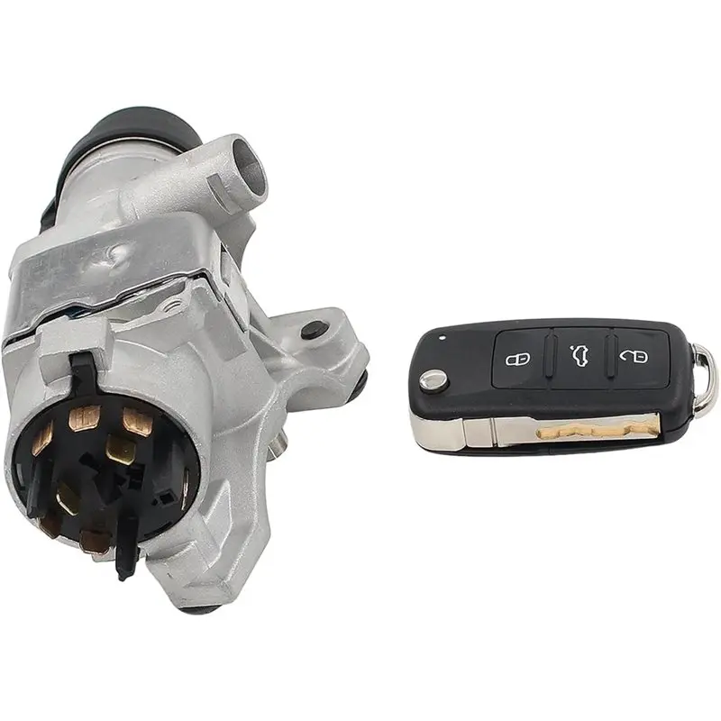 A30P-Ignition Lock Cylinder Assembly With Key 4B0905851P For VW Beetle 2002-2010 Jetta 1999-2005 Passat 2001-2005 Accessories