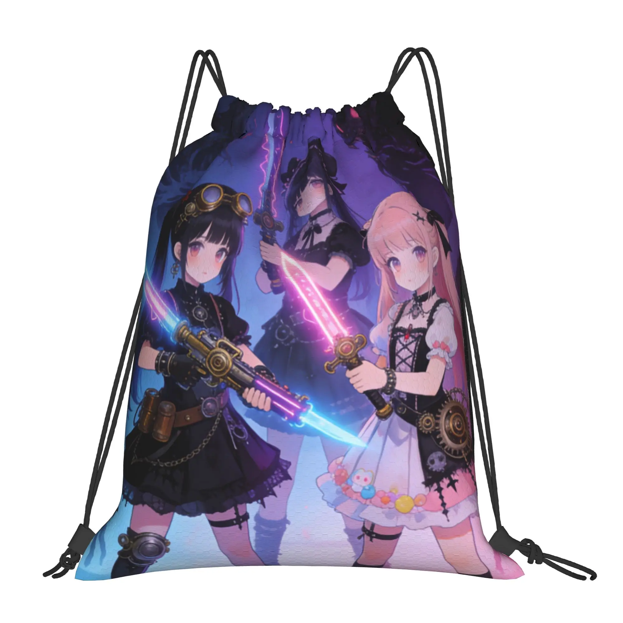 K POP 8  Drawstring Bags Travel Unisex Storage Organize Bundle Pocket Rope Bag