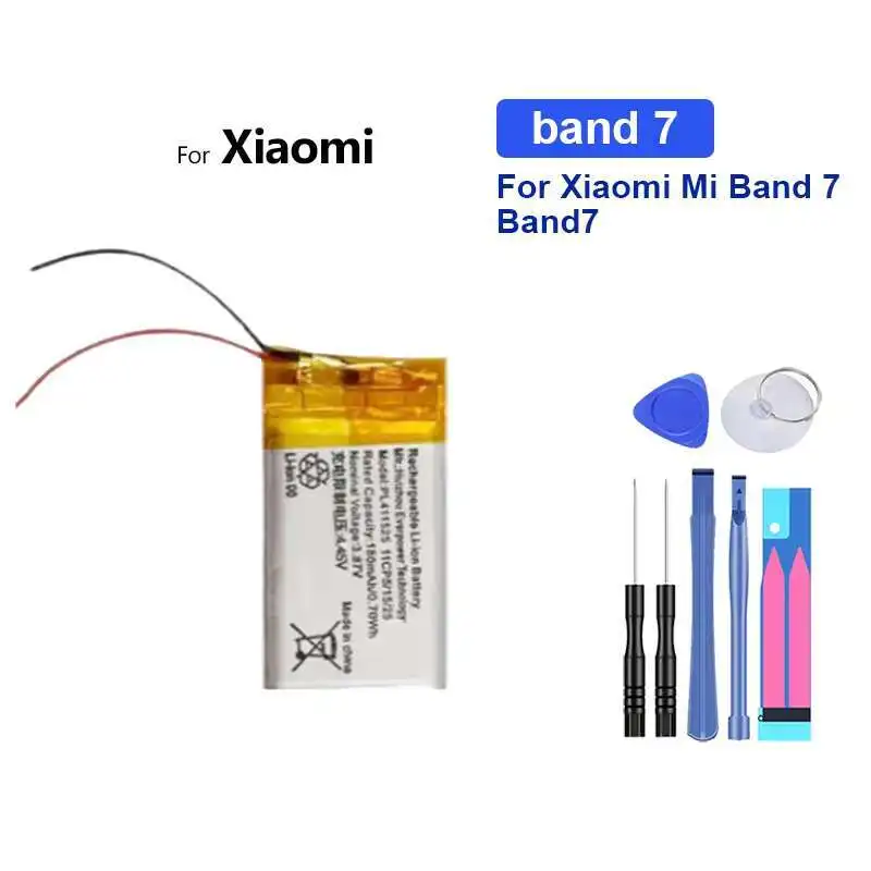 

180Mah For Xiaomi MI Band 7 Band7 High Performance Lightweight Watch Battery
