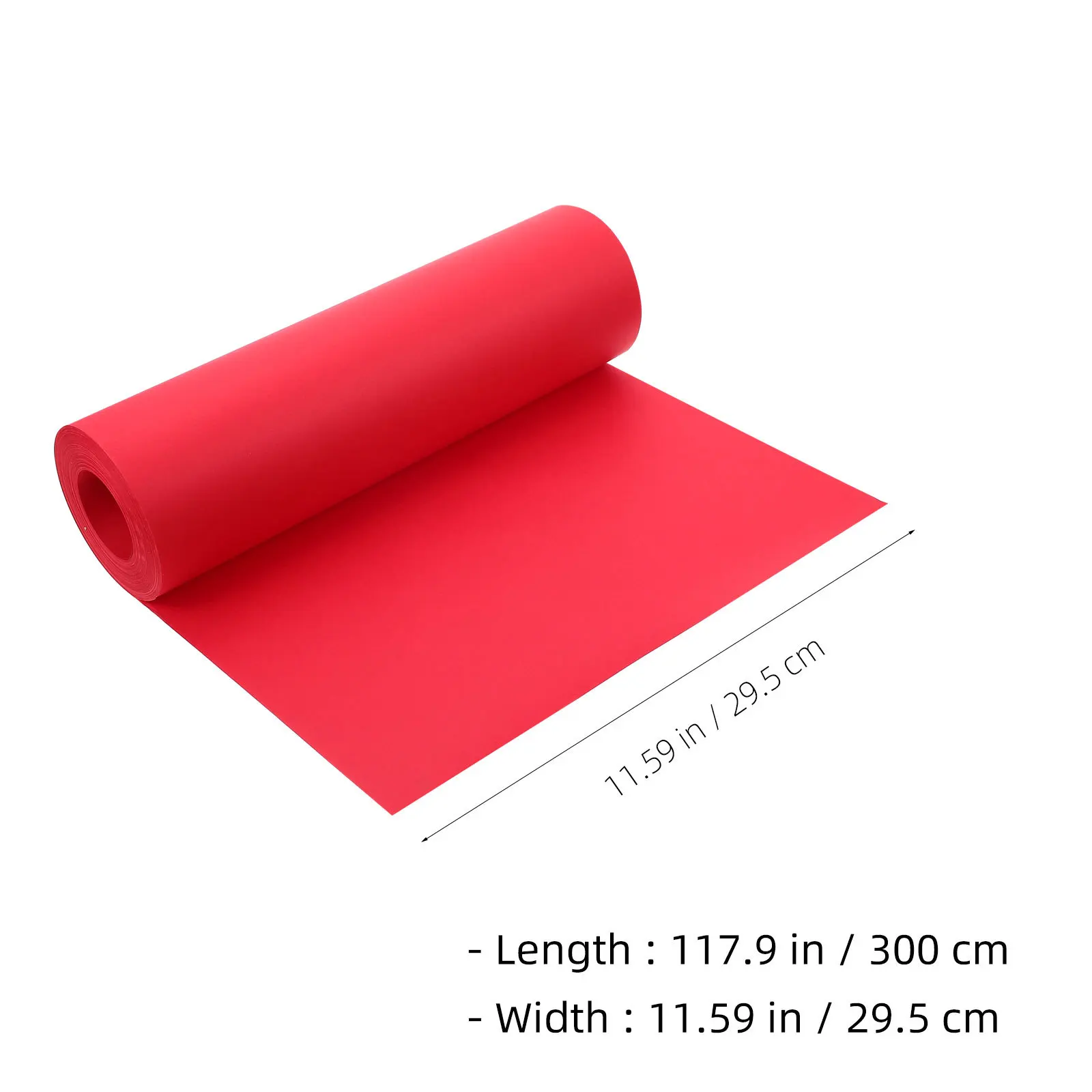 1 لفة ورق كرافت أحمر لتغليف أكياس الهدايا ترتيبات الزهور DIY الحرف اليدوية حماية الشحن ديكور ورق تعبئة الزهور