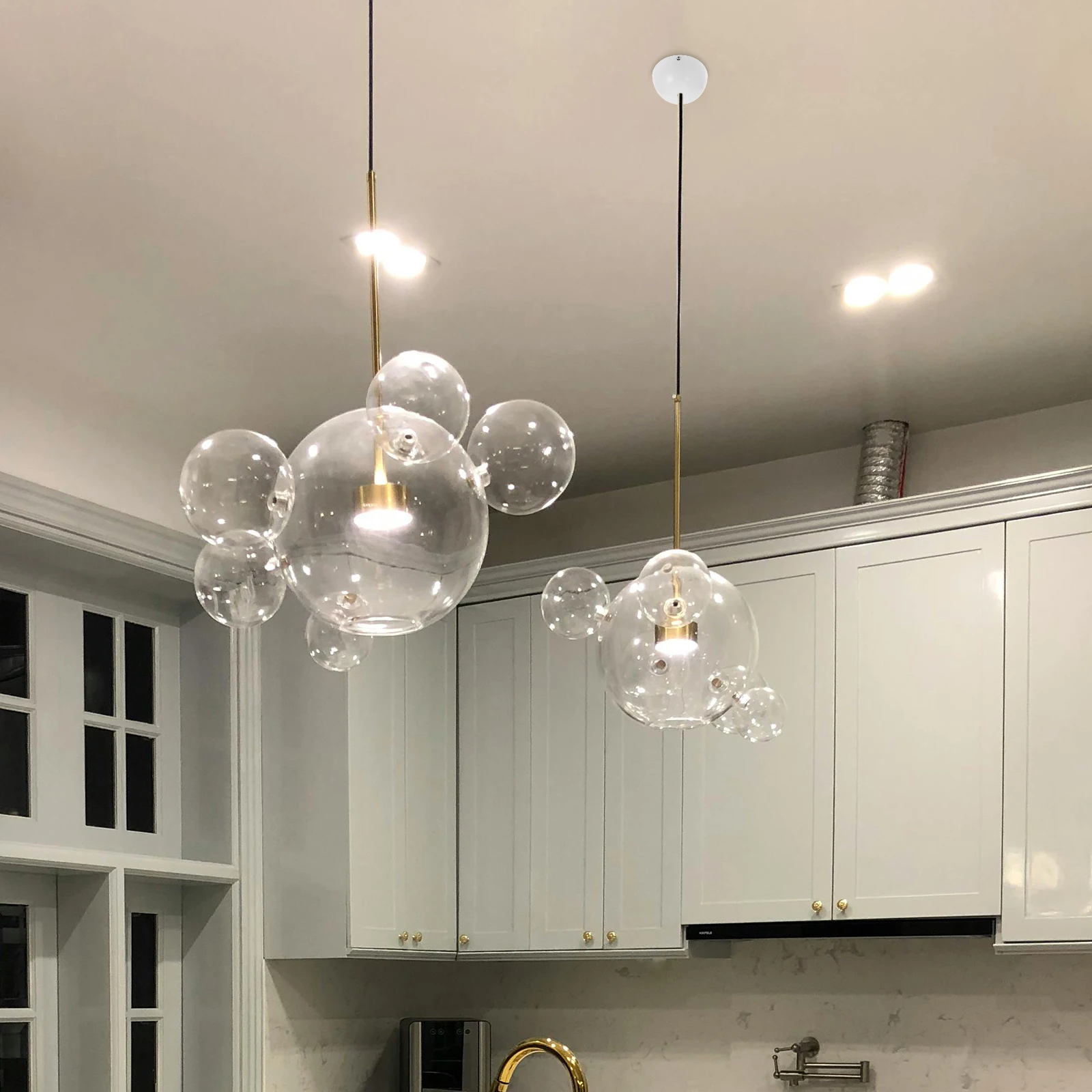 

Semicircular Ceiling Light Fixture Durable Hardware Modern Home Office Bright Lighting Easy Installation Pendant Canopy Kit