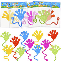 10-50pcs Mini Fun Sticky Hands Sensory Toys for Kids Birthday Party Favors Classroom Prizes Guest Gifts Goodie Bag Filler