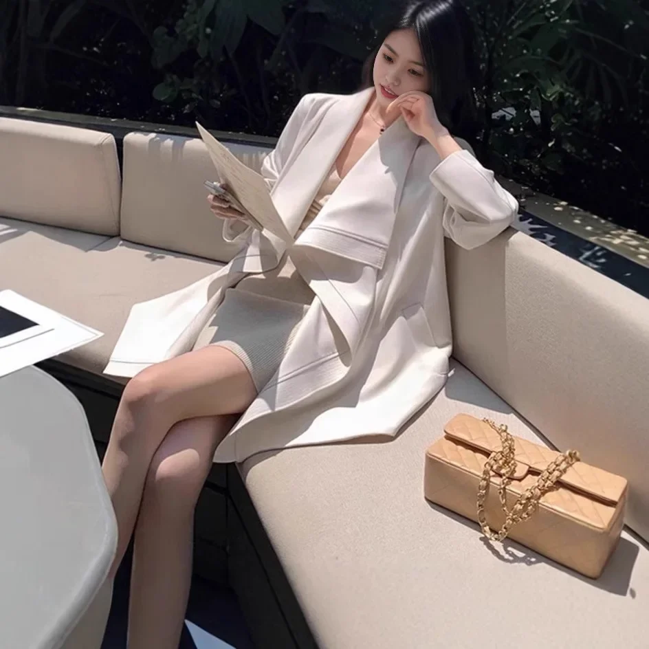 

Короткая свободная женская ветровка, весенний новый стиль, модное пальто чистого цвета с длинным рукавом