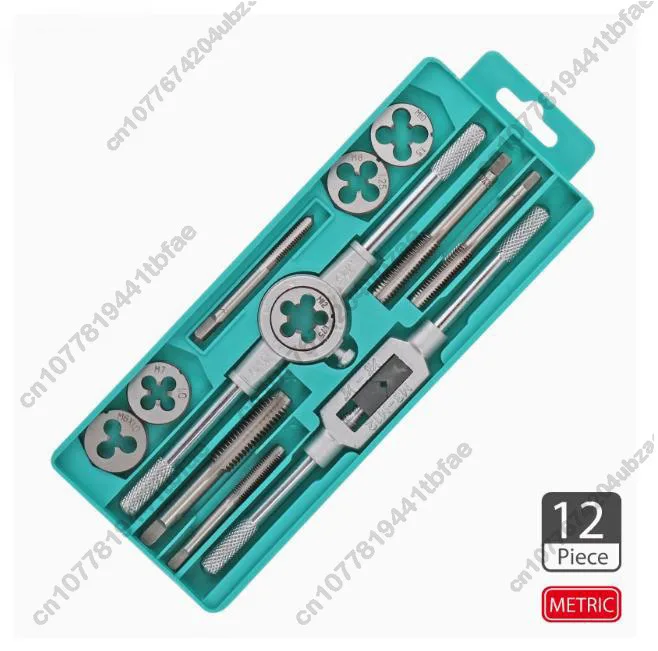 12-pcs-metric-tap-and-die-setm6~m12-tap-and-dies-threading-tool-set