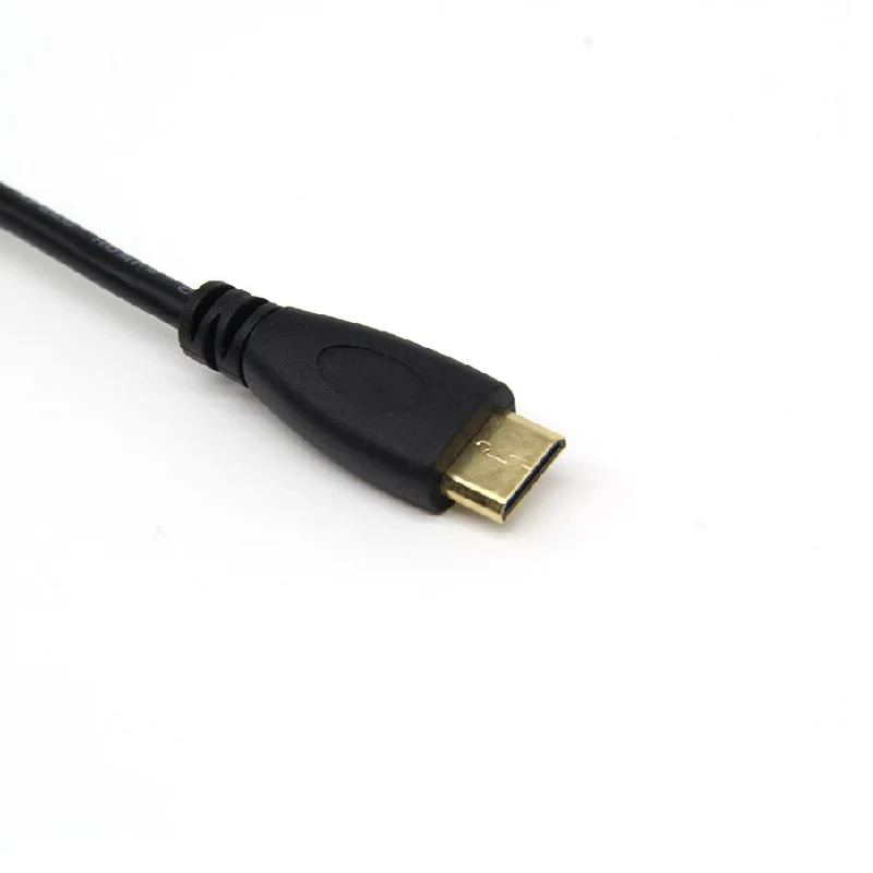 1080p Mini to Micro HDMI-compatible Cable High Definition Data C to D Mobile Computer High Definition Tablet Connection Cable