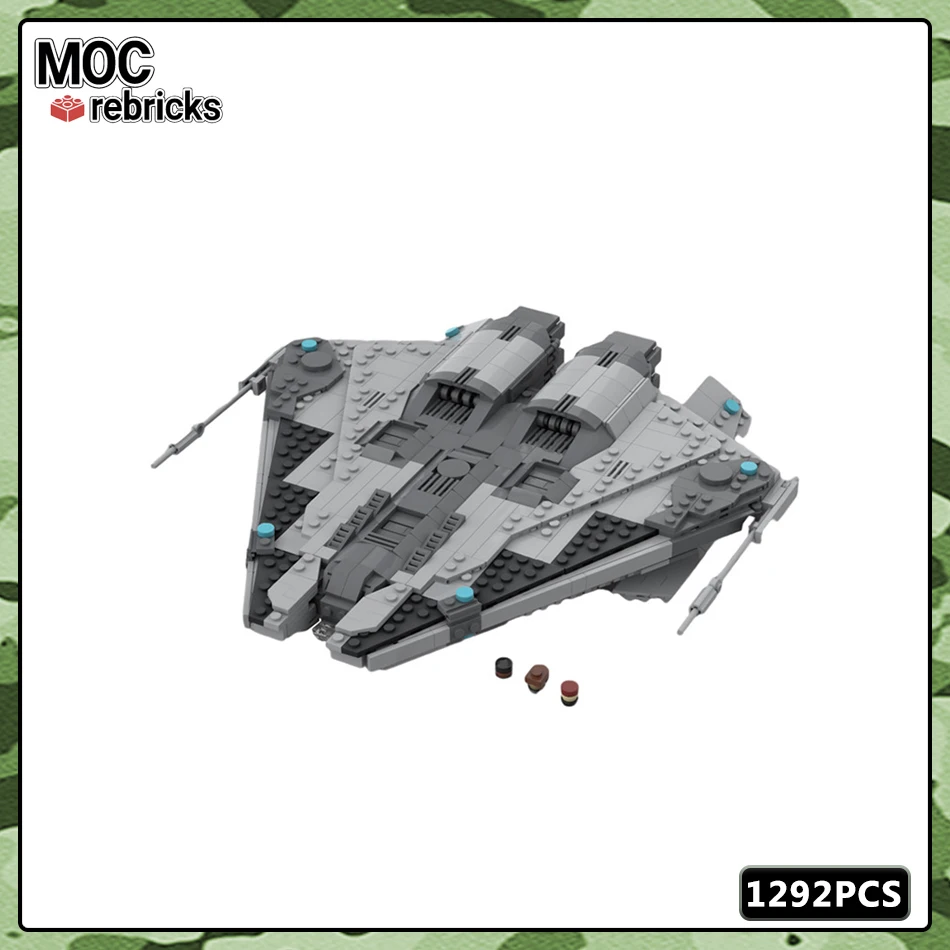 MOC Space War Series Classic Games Krait MkII Dangerous Elite Building Block Model Creative DIY Boy Toys Hobbies Holiday Gifts