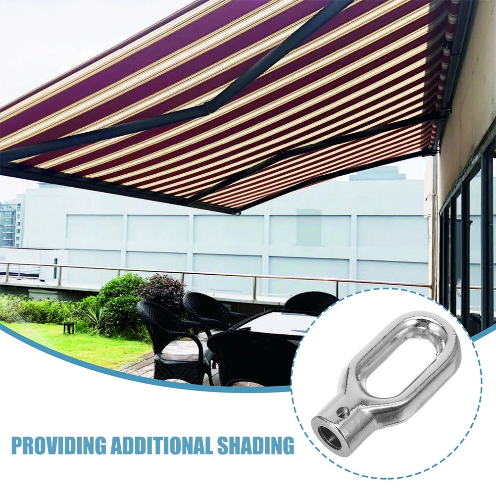 Gancio per tendalino Coolaroo Shade Shades Ganci Manovella di sollevamento Attacco per trapano Lega di alluminio di bambù