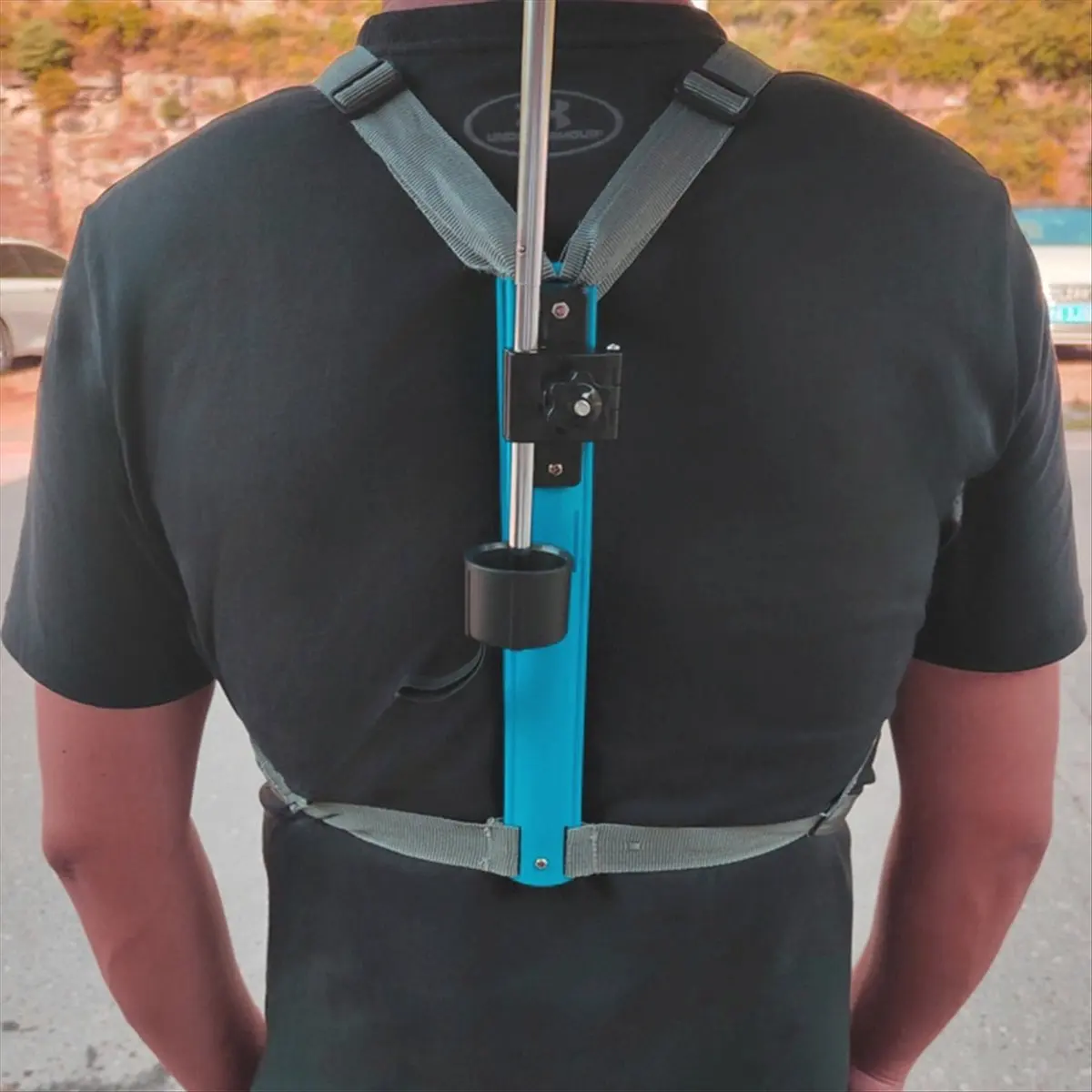 T34C Hands-Free Holder Sunshade Umbrella Clip Clamp Holder Support for Camera Outdoor Photography Fishing Cyclin