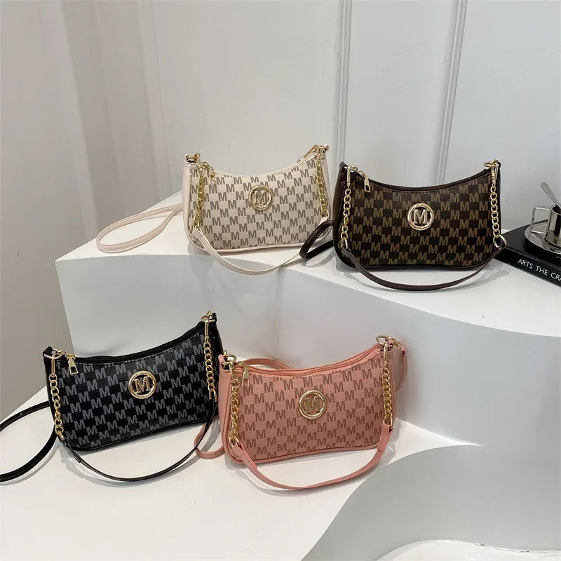 

2025 S/S Women‘s Underarm Bag, Vintage Quilted Crossbody Purse, Genuine Leather Multi-way Shoulder Bag for Daily Casual & Dating