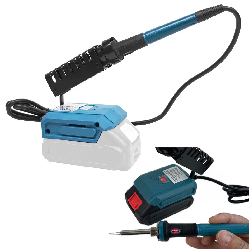 

60W Cordless Electric Soldering Station for Makita 18V Li-ion Battery Digital Display Electric Soldering Iron for DIY,Appliance