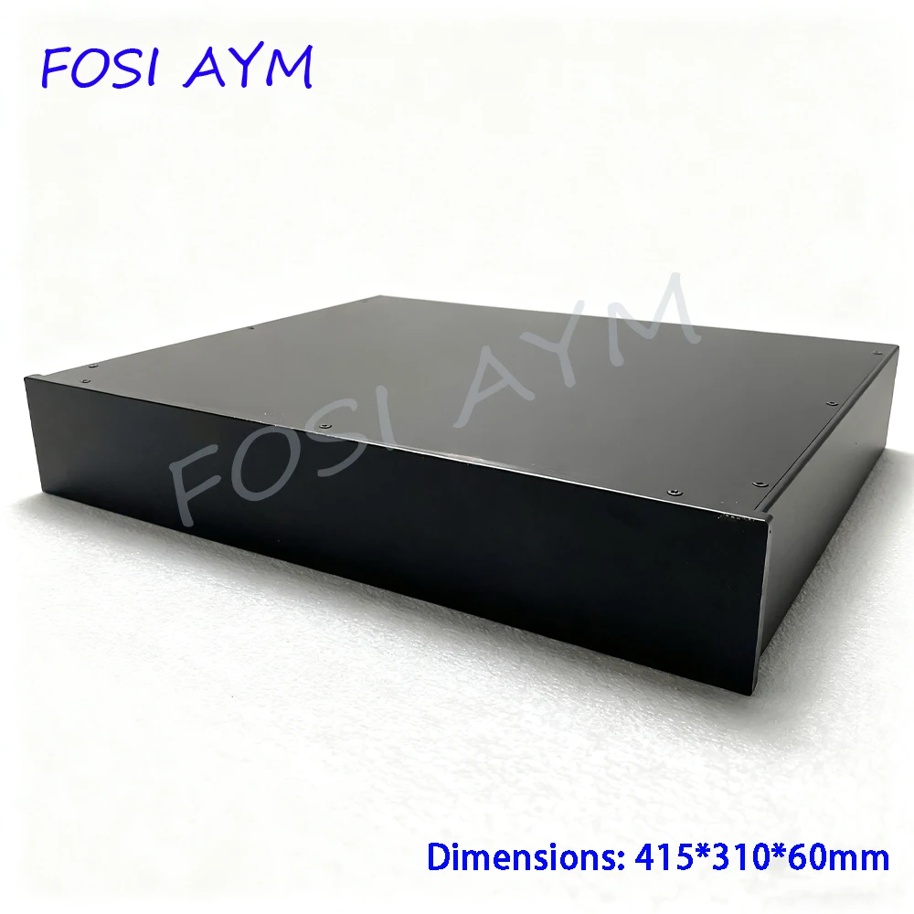 

415*310*60mm FOSI AYM All-Aluminum Amplifier Chassis Holeless Vacuum Tube Amplifier Preamplifier Case Shell DIY Box Customizable