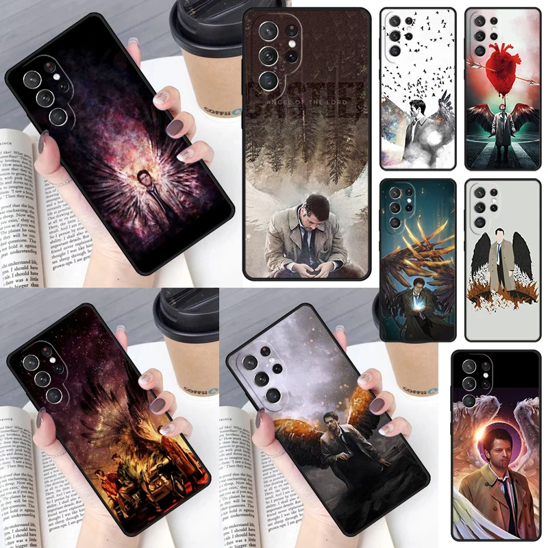 Castiel Angel of the Lord Supernatural Handyhülle für Samsung Galaxy S26 Ultra S25 S24 S23 S22 S21 S20 Note10 Plus FE Cover