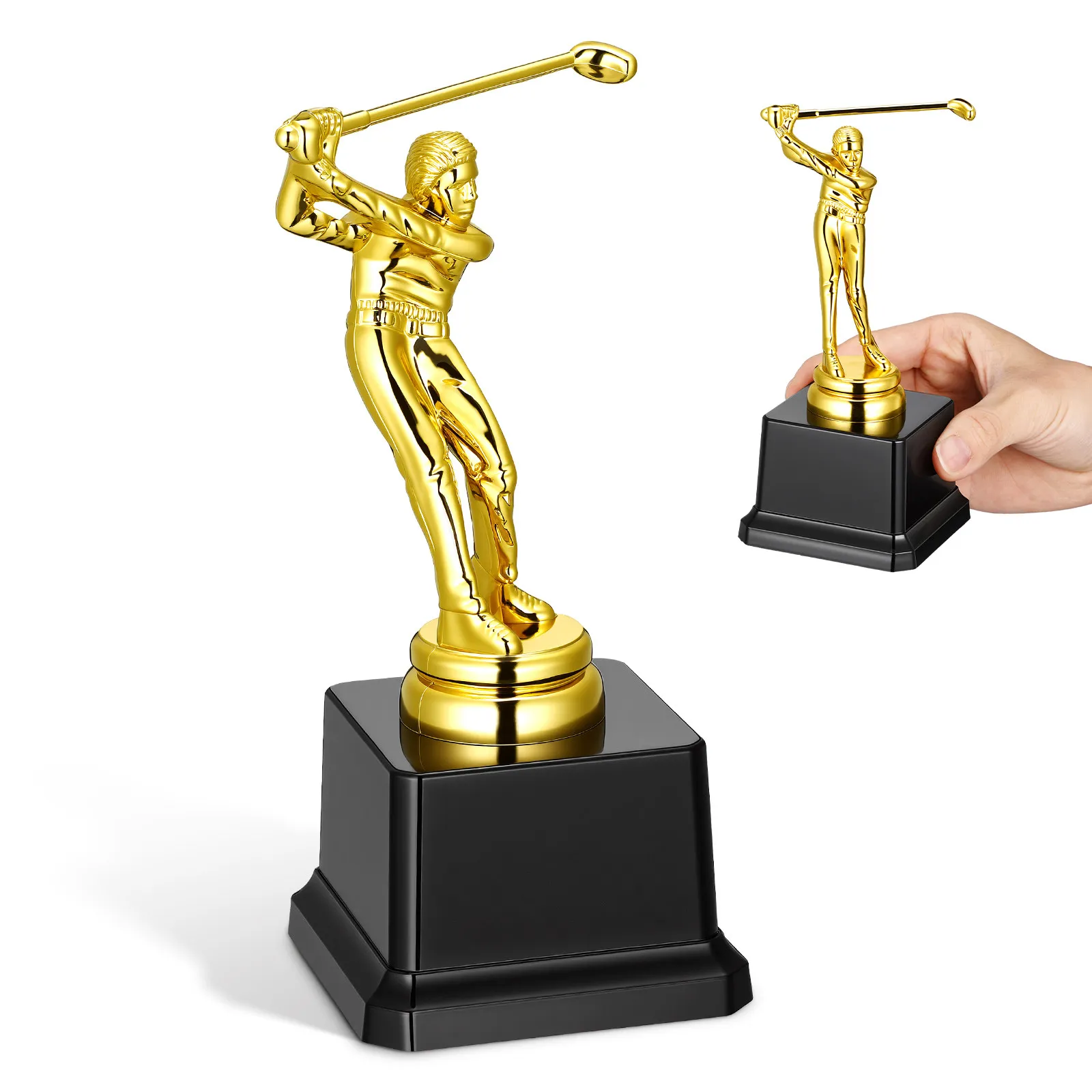 

Golfing Trophy Award Cup for Kids Competition Sports Champion Decorative Trophy Exquisite ABS Material Smooth Surface Stable