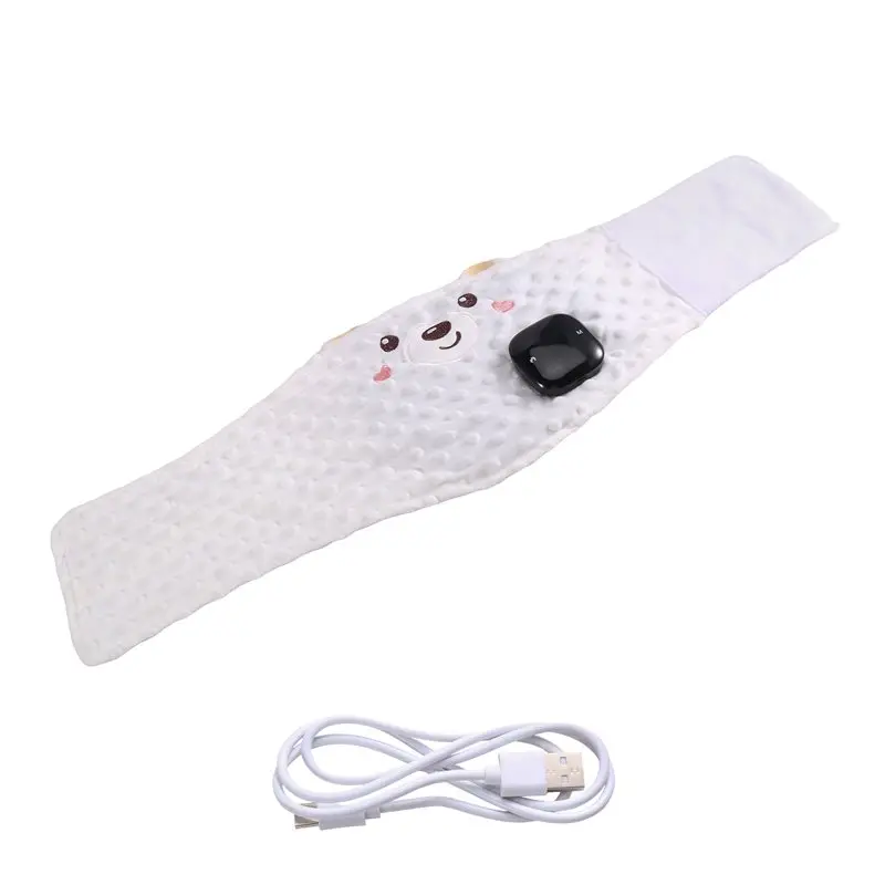ABIT Upset Stomach Relief-Baby Heating/Vibrating Tummy Wrap-Slight Vibration And Gentle Heat To Alleviate Colic And Gas