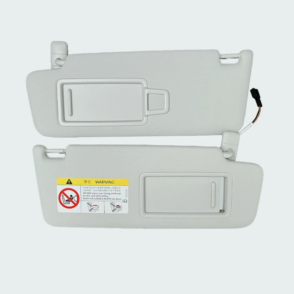 5GG857551 5GG857552 para VW Golf 7 MK7 2013-2021 Panel  visera frontal negro gris con protector solar  espejo  maquillaje 5GG 85