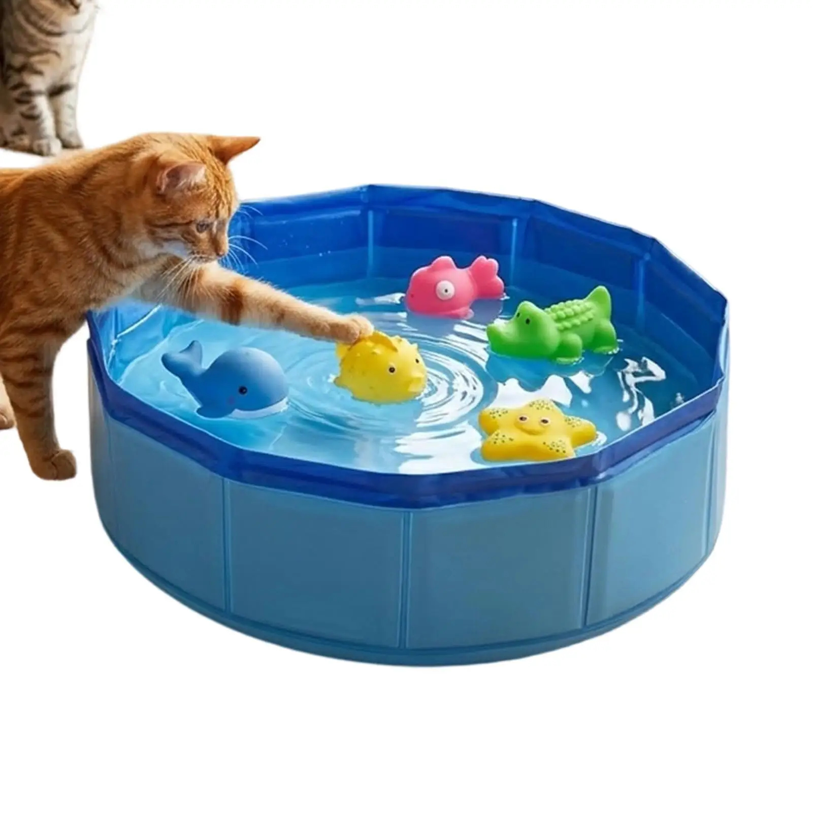 Dog Pool Foldable Portable High-Strength Summer Doggy Swimming Pool Pet Bathtub for Home Apartment Indoor Outdoor Backyard Patio