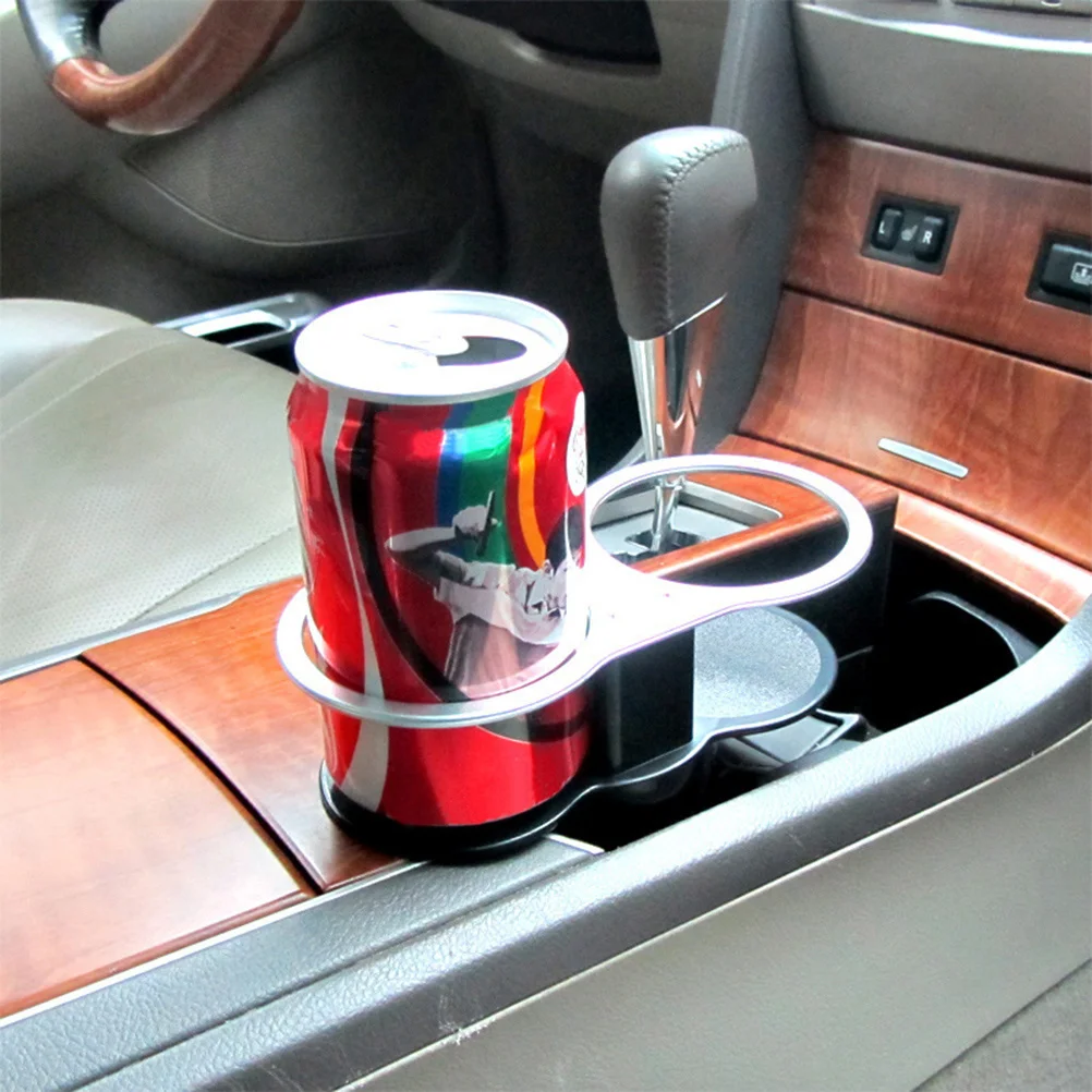 

Car Cup Holder ABS Plastic Double Hole Drink Can Holders Suitable Diameter 5-7Cm Vehicle Truck Auto Drinks Stand Car Mount